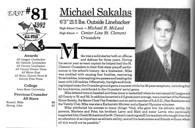 Sakalas, Michael