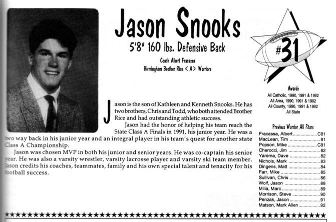 Snooks, Jason