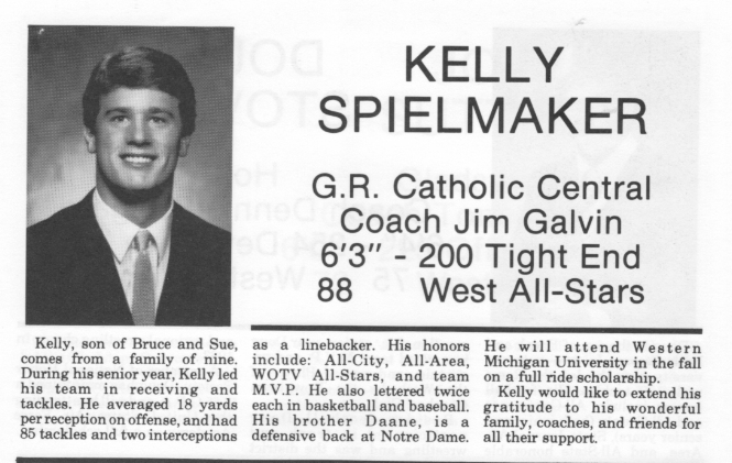 Spielmaker, Kelly