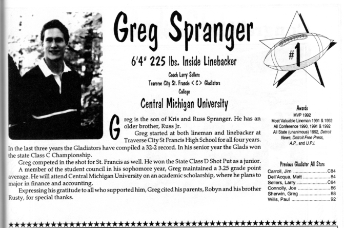 Spranger, Greg