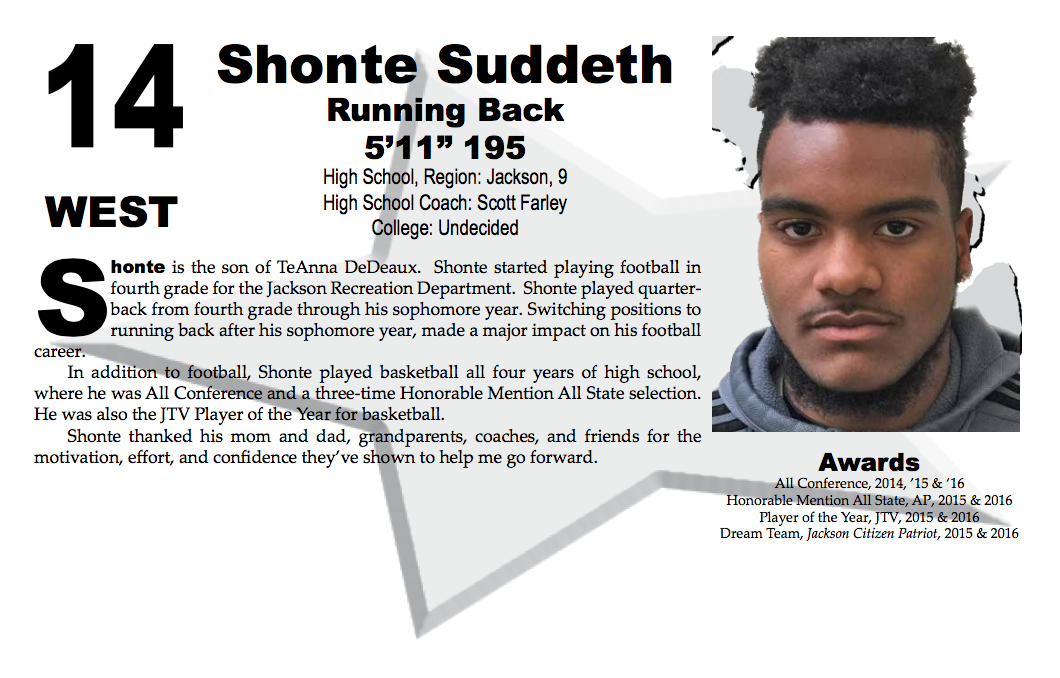 Suddeth, Shonte