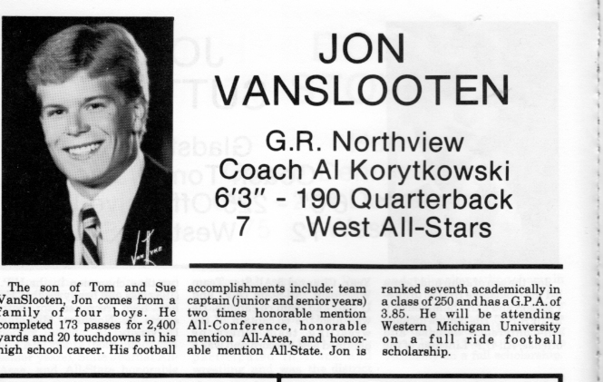 VanSlooten, Jon