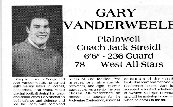 Vander Weele, Gary