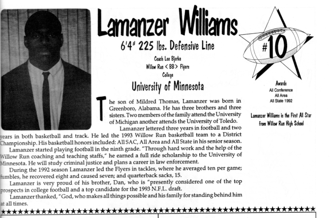 Williams, Lamanzer