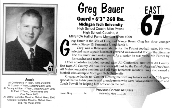 Bauer, Greg