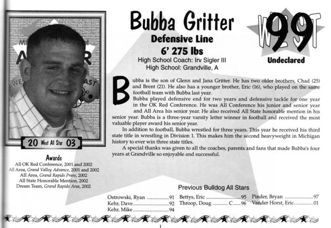 Gritter, Bubba