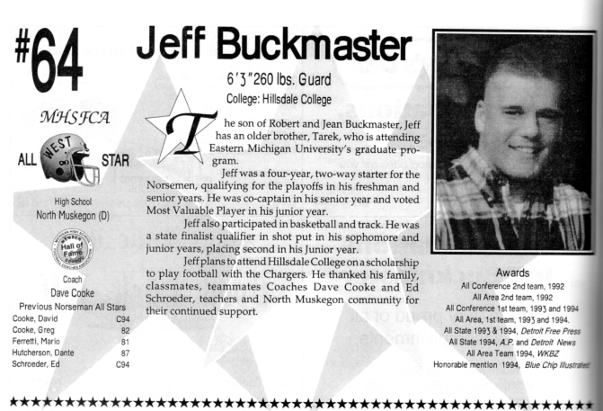 Buckmaster, Jeff