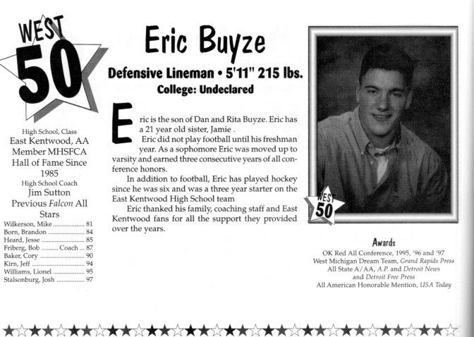 Buyze, Eric