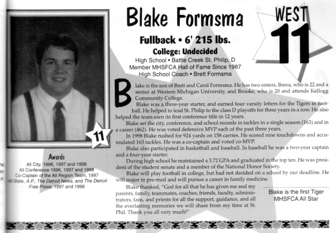 Formsma, Blake