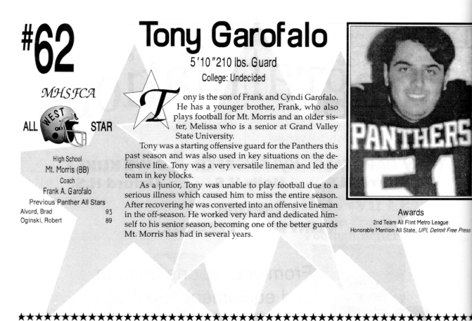 Garofalo, Tony