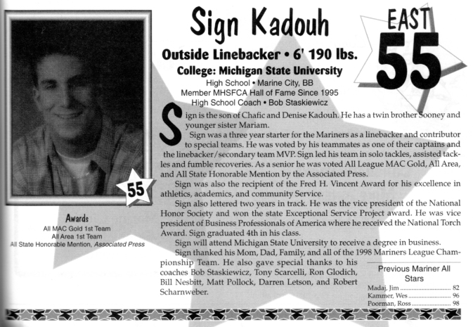 Kadouh, SIgn