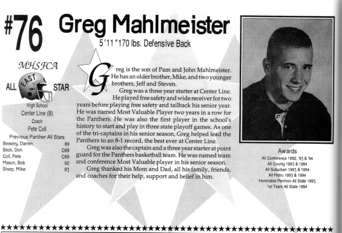 Mahlmeister, Greg