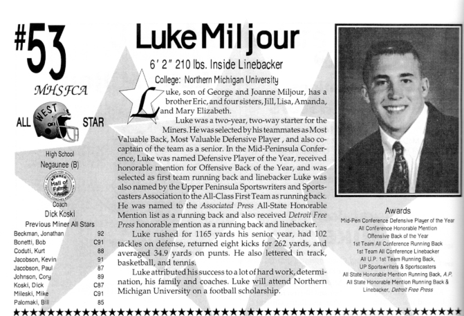 Miljour, Luke