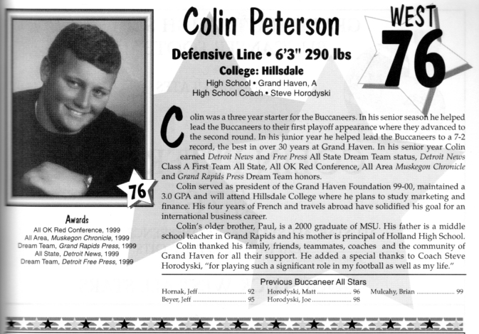 Petereson, Colin