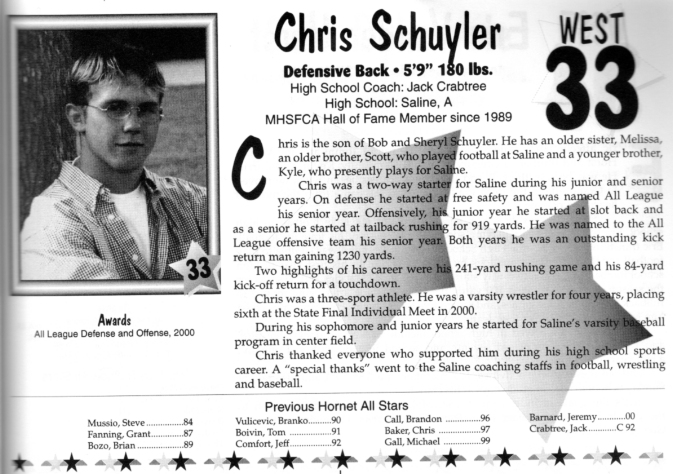 Schuyler, Chris