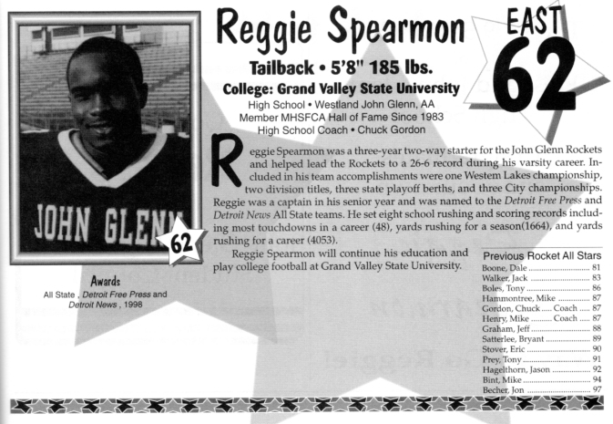 Spearmon, Reggie