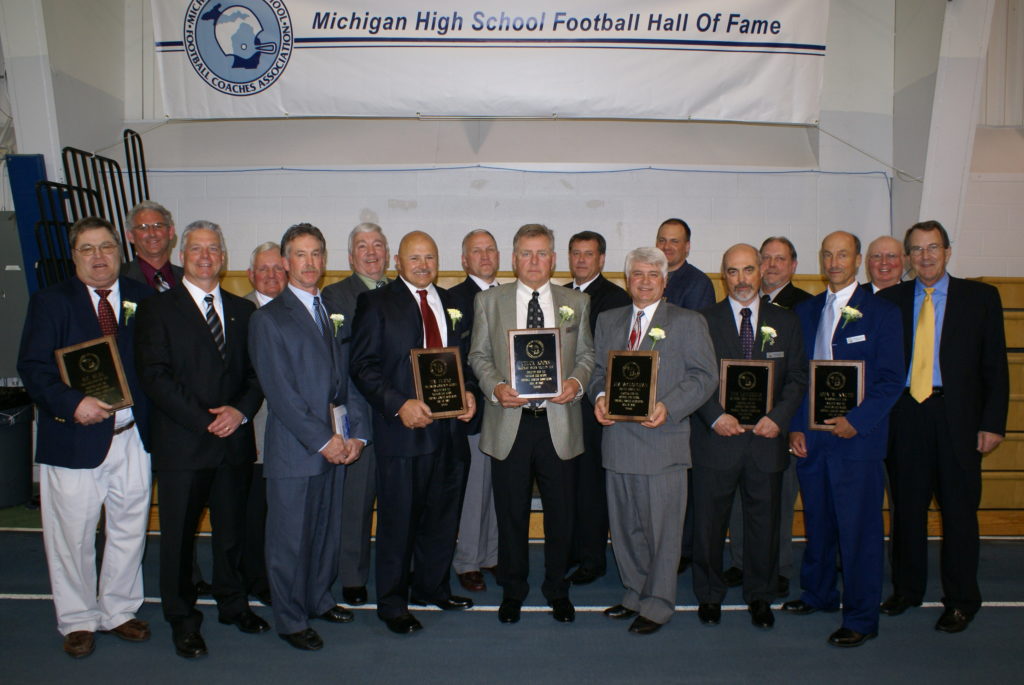 In March 2008, 13 new members were inducted into the Michigan High School Football Coaches Association Hall of Fame.