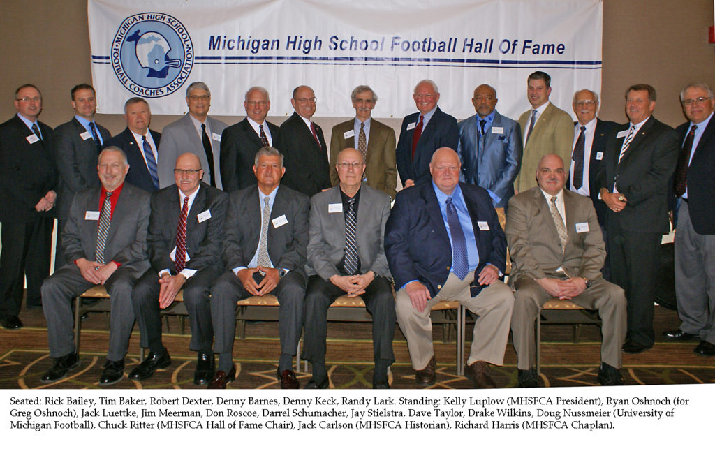 On March 22, 2014, fourteen new members were inducted into the Michigan High School Football Coaches Association Hall of Fame.